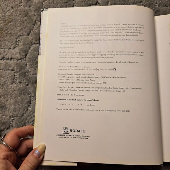 Prevention Healthy Cooking “Eat Up Slim Down” Recipes Cookbook Hardcover HEALTH - Picture 10 of 11